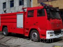 Tianhe LLX5160GXFSG60W fire tank truck