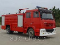 Tianhe LLX5190GXFSG80W fire tank truck