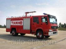 Tianhe LLX5193GXFSG80H fire tank truck