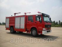 天河牌LLX5193TXFGP60H型干粉泡沫聯用消防車