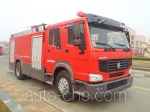 Tianhe LLX5204GXFPM80/HM foam fire engine