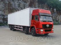 FAW Liute Shenli LZT5310XPYPK2E3L11T2A90 cabover box van truck with soft canopy top