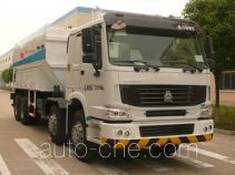 Ammonium nitrate and fuel oil (ANFO) on-site mixing and loading truck