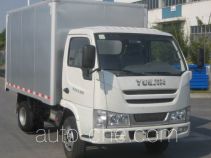 Yuejin NJ5031XXY-DBFZ box van truck