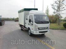 Yuejin NJ5041CPYDCFS soft top box van truck