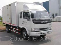 Yuejin NJ5062XXY-DCFW box van truck