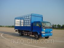Yuejin NJ5080C-DBLW грузовик с решетчатым тент-каркасом