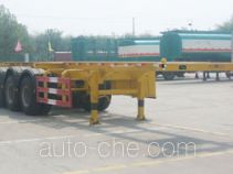 Huachang QDJ9400TJZG container transport skeletal trailer