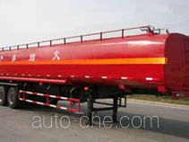Huachang QDJ9401GHY chemical liquid tank trailer