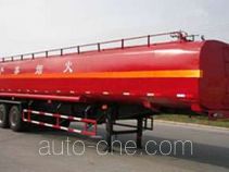Huachang QDJ9401GHY chemical liquid tank trailer