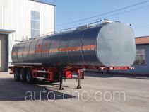 Huachang QDJ9404GRY flammable liquid tank trailer