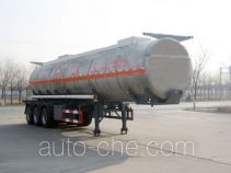 Huachang QDJ9407GHY chemical liquid tank trailer