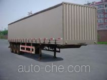 Soft top box van trailer