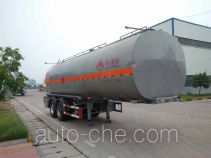 Wanshida SDW9351GRY flammable liquid aluminum tank trailer