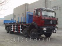 Oilfield equipment transport truck
