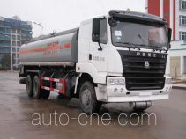 Sinotruk Huawin SGZ5250GHYZZ3Y46 chemical liquid tank truck