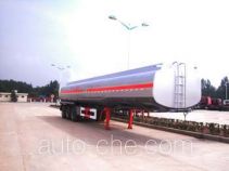 Liquid asphalt transport tank trailer