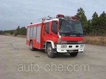 Jieda Fire Protection SJD5140GXFSG30W fire tank truck