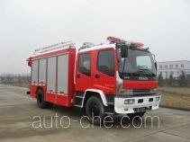 捷達消防牌SJD5140TXFHJ120W型化學事故搶險救援消防車