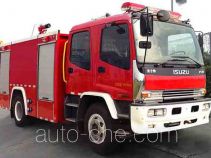 Jieda Fire Protection SJD5161GXFSG60/WSA fire tank truck