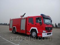 苏捷牌SJD5180GXFPM70L型泡沫消防车