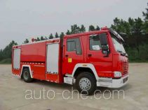 Jieda Fire Protection SJD5200GXFSG80/STA fire tank truck