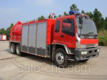 捷达消防牌SJD5220TXFHX30W型化学洗消消防车