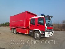 Jieda Fire Protection SJD5240TXFZX140W1/3 hydraulic hooklift hoist fire truck