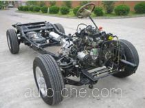 Dual-fuel pickup truck chassis