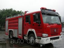 川消牌SXF5190GXFSG70HW型水罐消防车