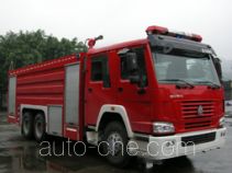川消牌SXF5250GXFSG100HW型水罐消防车