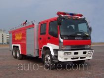 川消牌SXF5250GXFSG120W型水罐消防车
