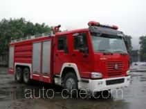 川消牌SXF5260GXFSG120HW型水罐消防车