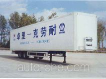 Yuanwei SXQ9282XXY box body van trailer