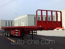 天津市图强专用汽车制造有限公司制造的平板自卸半挂车