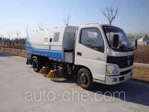 Huahuan TSW5066TSL street sweeper truck with rear roller