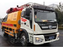Wuxin WUX5160TPJ25 concrete spraying truck