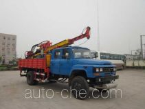 Truck mounted geological engineering drilling rig