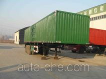 Huaren box body van trailer