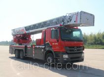 Aerial ladder fire truck