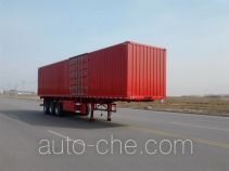 Yantai box body van trailer