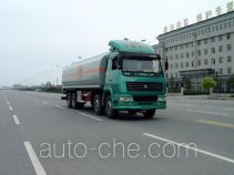 Huajun ZCZ5300GHYZZ chemical liquid tank truck