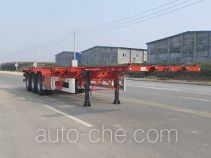 Huajun ZCZ9400TWYHJE dangerous goods tank container skeletal trailer