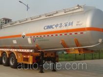 CIMC ZJV9402GFWSZ corrosive materials transport tank trailer