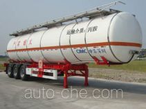 CIMC ZJV9409GRYSZ flammable liquid tank trailer