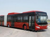Yutong hybrid articulated city bus