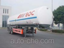 Zhongqi ZQZ9350GDY cryogenic liquid tank semi-trailer