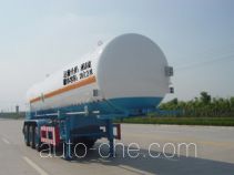 Zhongqi ZQZ9381GDY cryogenic liquid tank semi-trailer