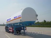 Zhongqi ZQZ9382GDY cryogenic liquid tank semi-trailer