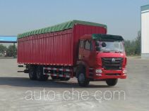 Sinotruk Hohan ZZ5255CPYN5246C1 soft top box van truck